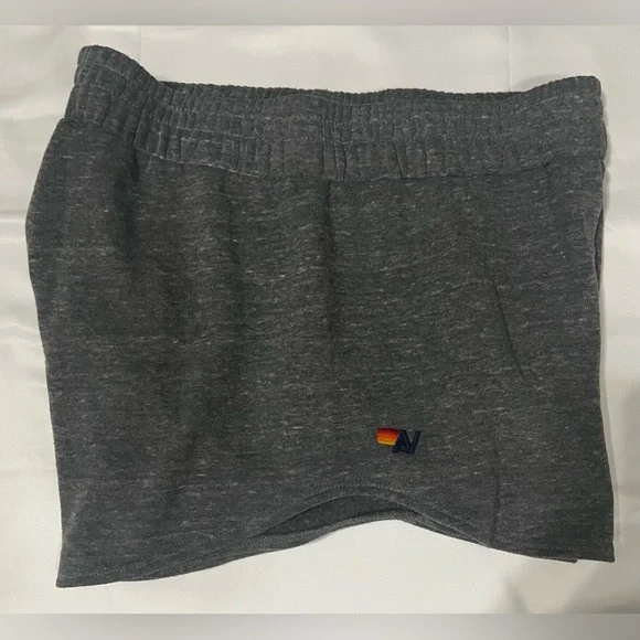 Aviator Nation Dark Gray Women's Athletic Shorts - Picture 5 of 9